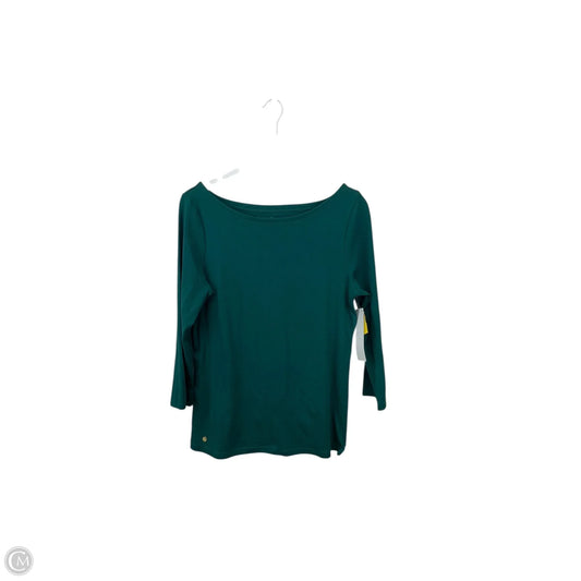 Top Long Sleeve Designer By Lilly Pulitzer In Green, Size: L
