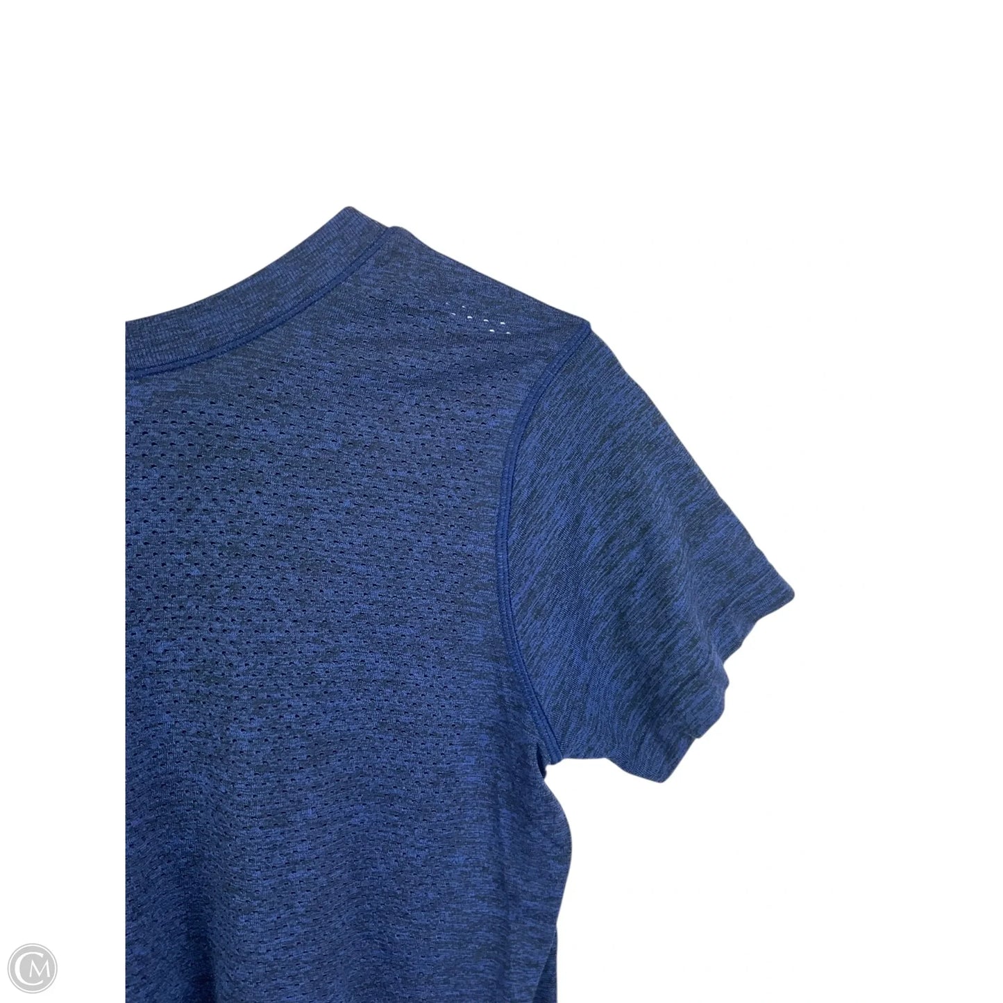 Athletic Top Short Sleeve By Lululemon In Blue, Size: S