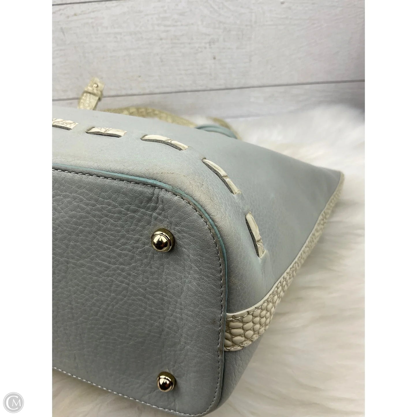 Handbag Designer By Brahmin, Size: Large