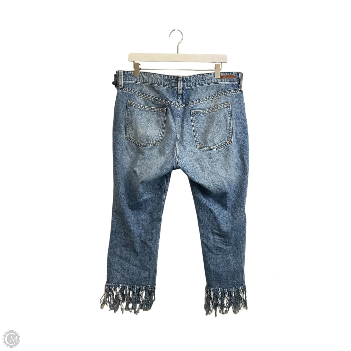 Jeans Straight By Pilcro In Blue Denim, Size: 12
