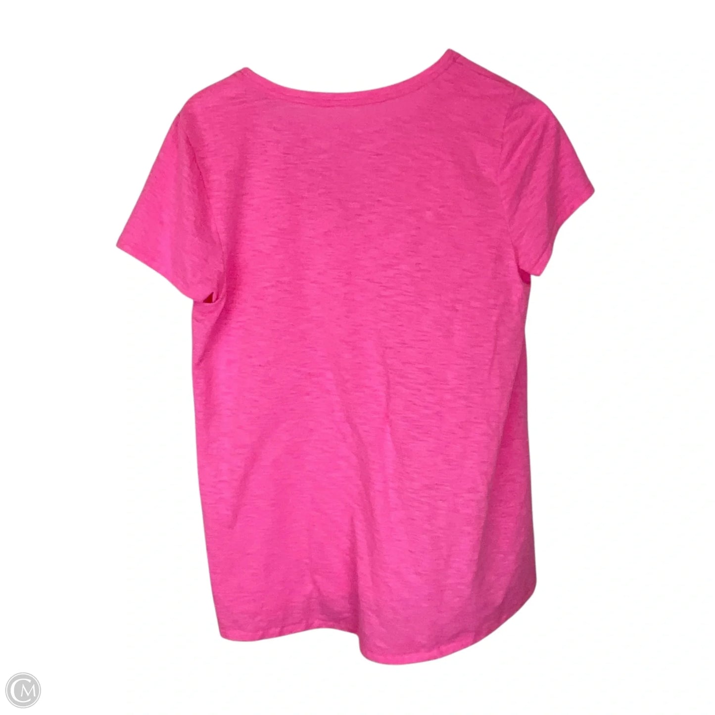 Top Short Sleeve Designer By Lilly Pulitzer In Pink, Size: L