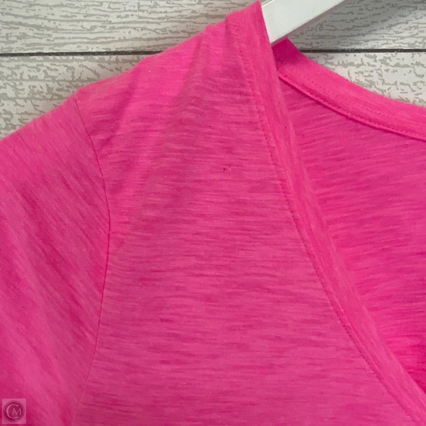 Top Short Sleeve Designer By Lilly Pulitzer In Pink, Size: L
