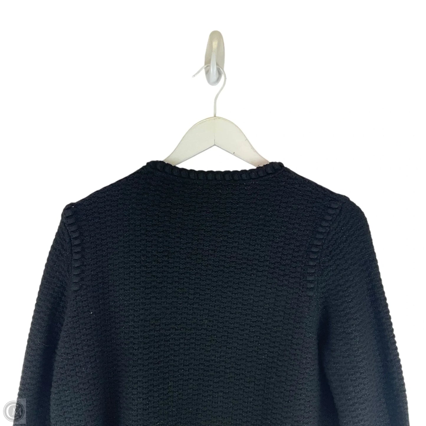 Sweater Cardigan Designer By Lilly Pulitzer In Black, Size: L
