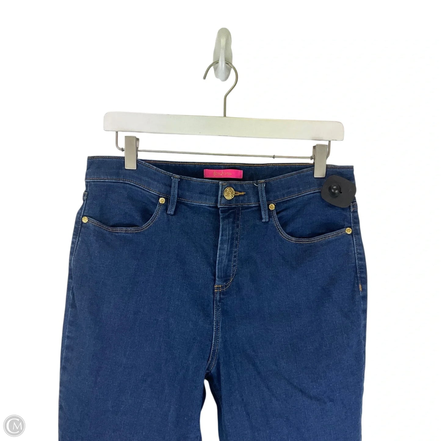 Pants Designer By Lilly Pulitzer In Blue Denim, Size: 12