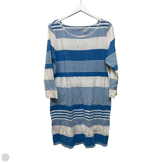 Dress Designer By Lilly Pulitzer In Blue & White, Size: Xl