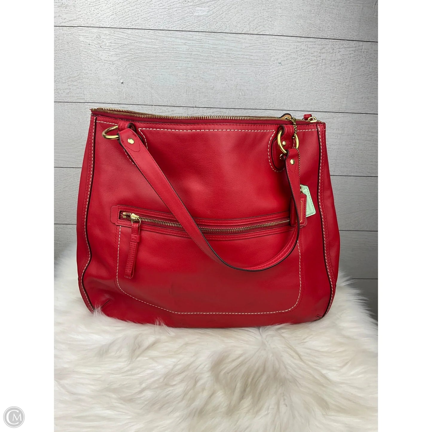 Handbag Designer By Coach, Size: Large
