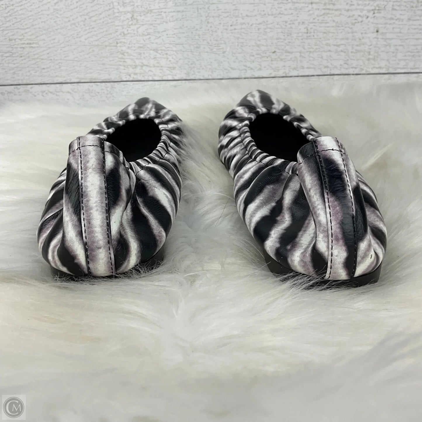 Shoes Flats By Cmb In Animal Print, Size: 7