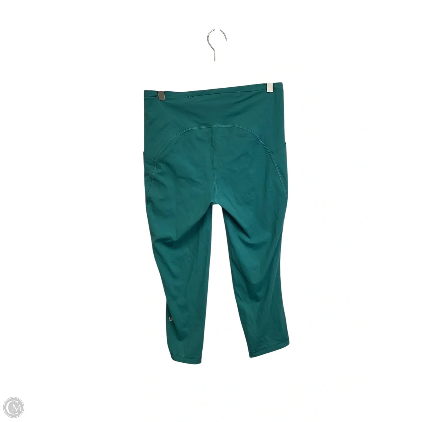 Athletic Leggings By Lululemon In Green, Size: 10