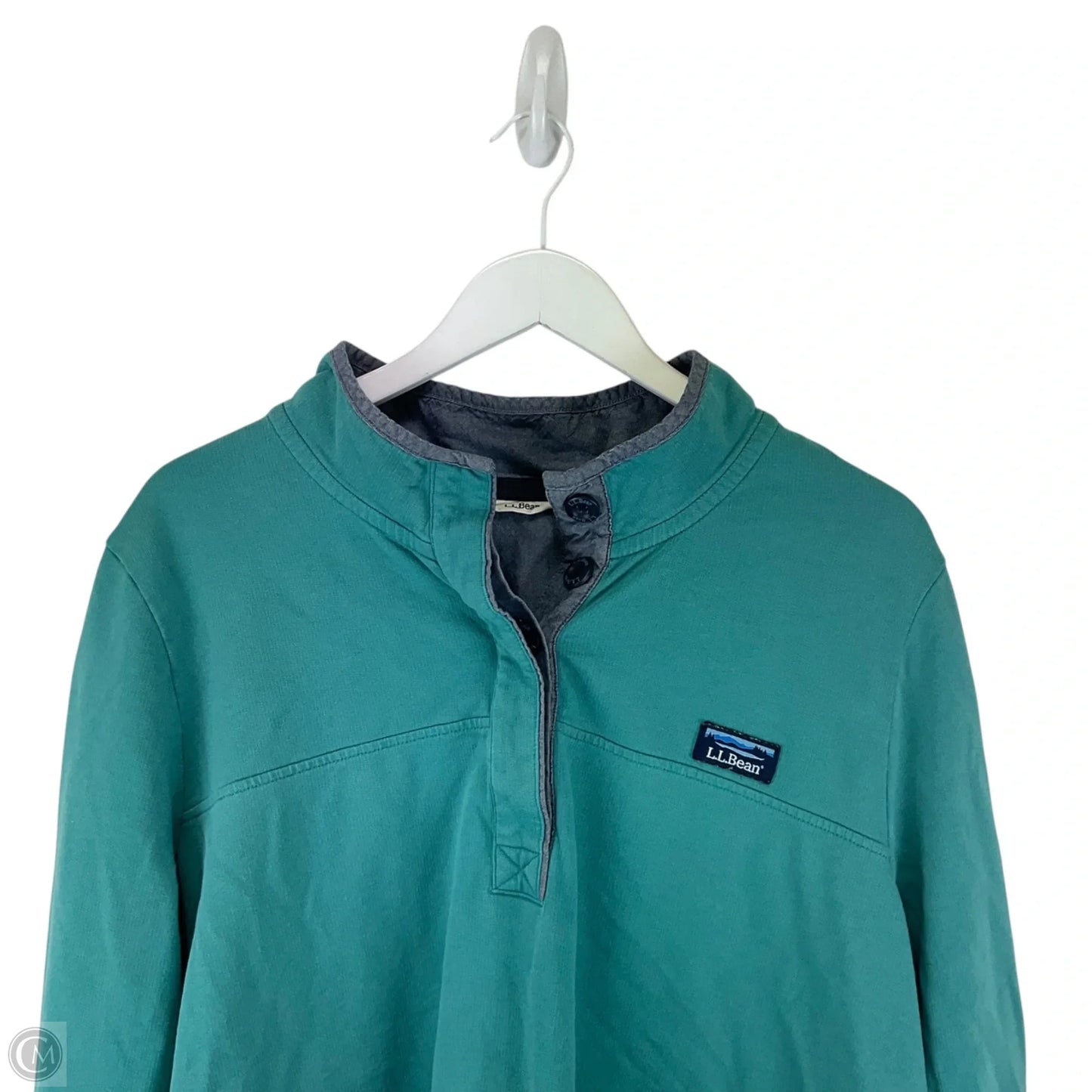 Sweatshirt Collar By L.l. Bean In Green, Size: 2x