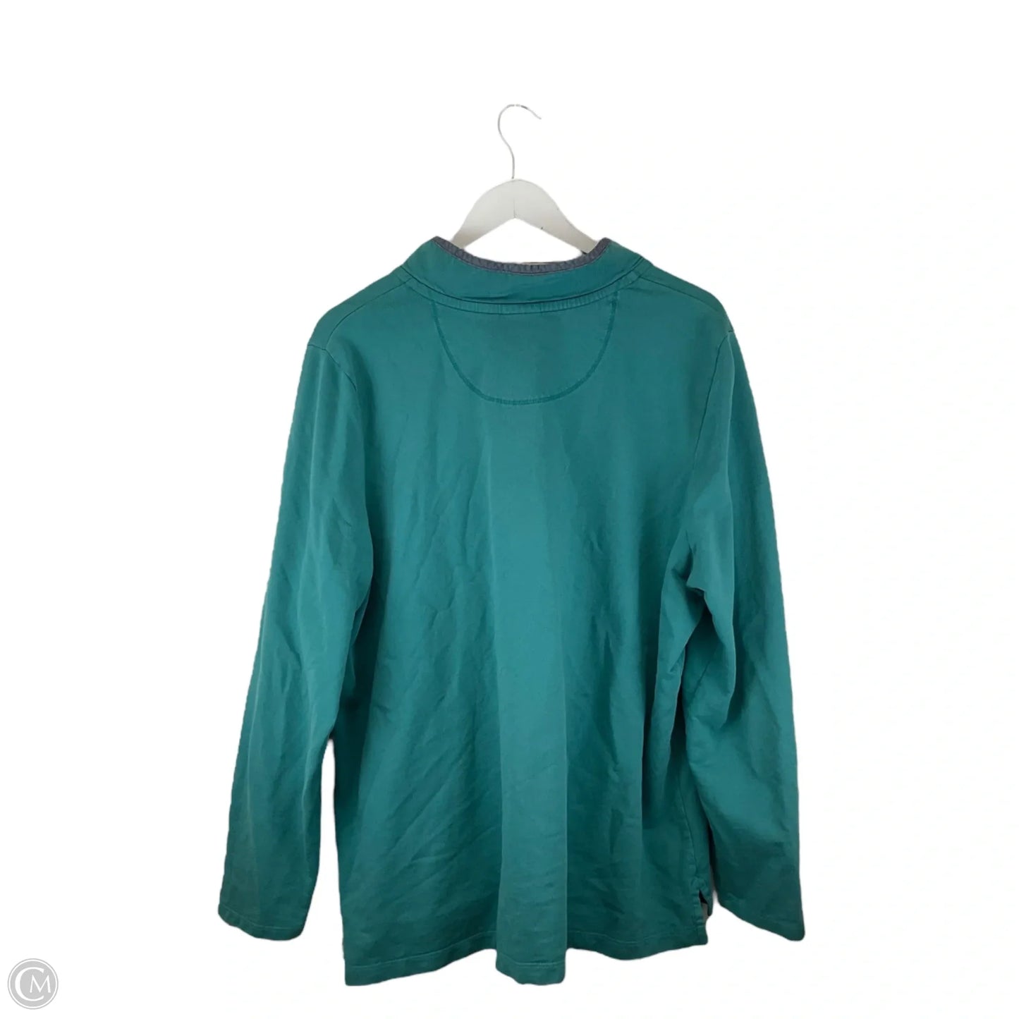 Sweatshirt Collar By L.l. Bean In Green, Size: 2x
