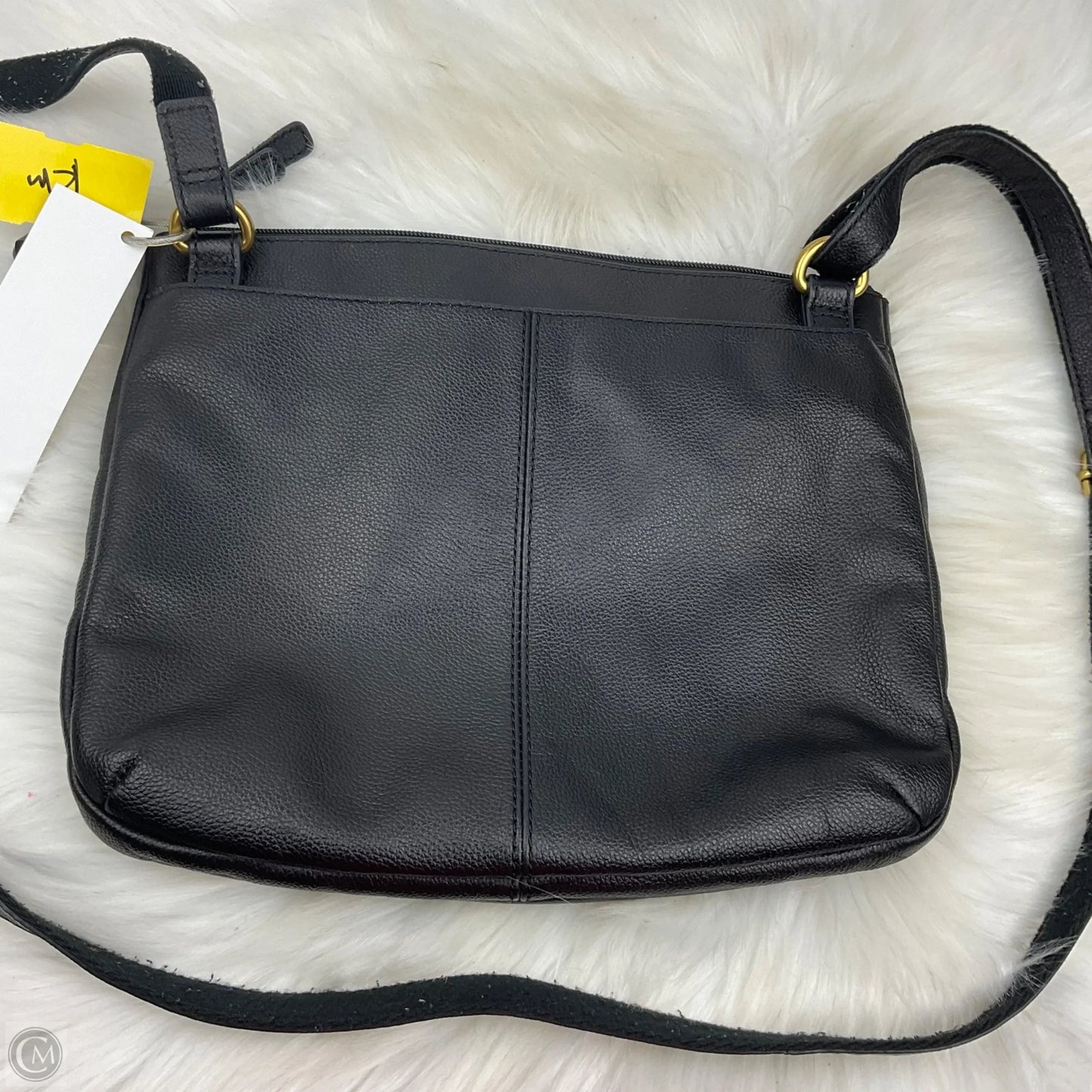 Crossbody Leather By Fossil, Size: Small