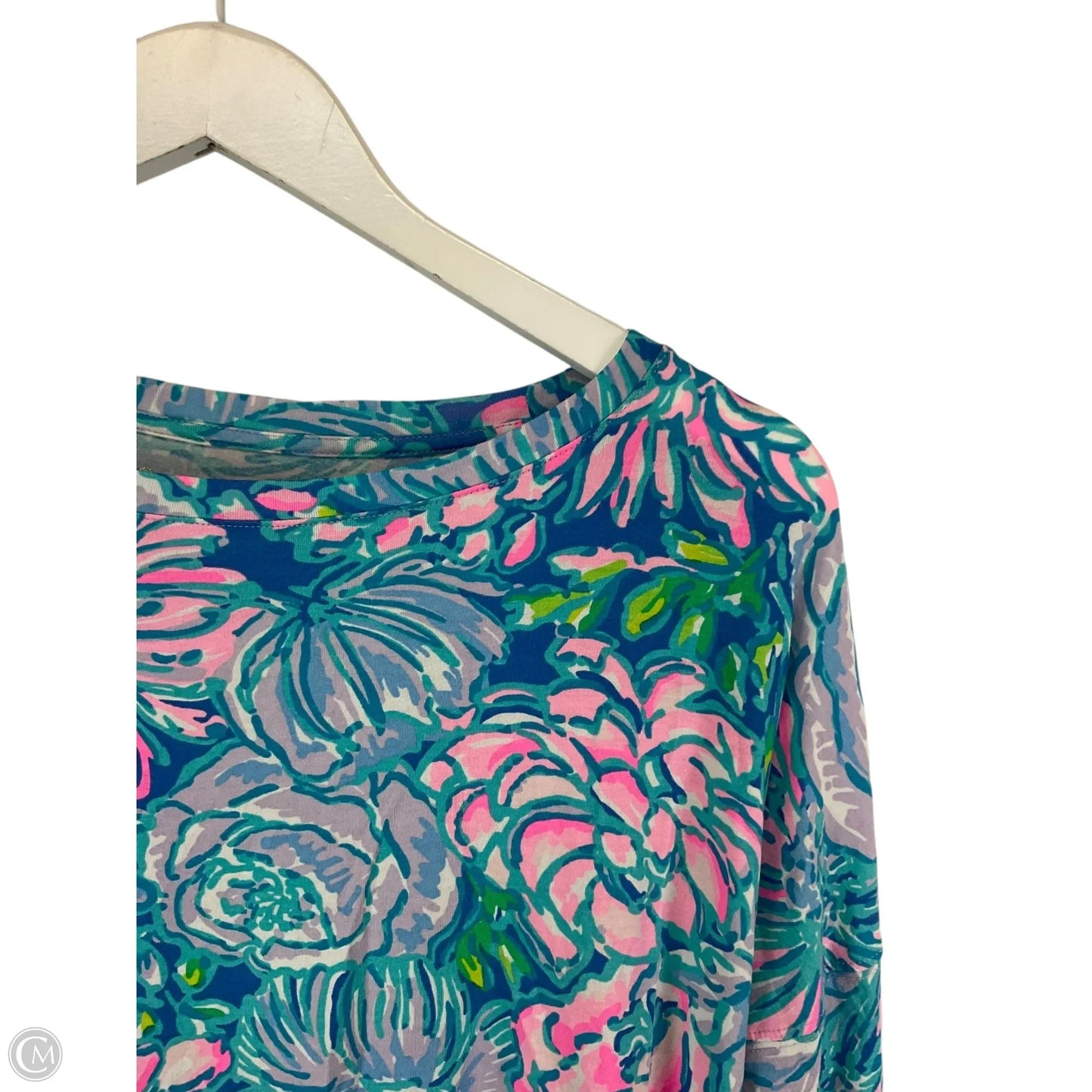 Top Long Sleeve Designer By Lilly Pulitzer In Purple, Size: S