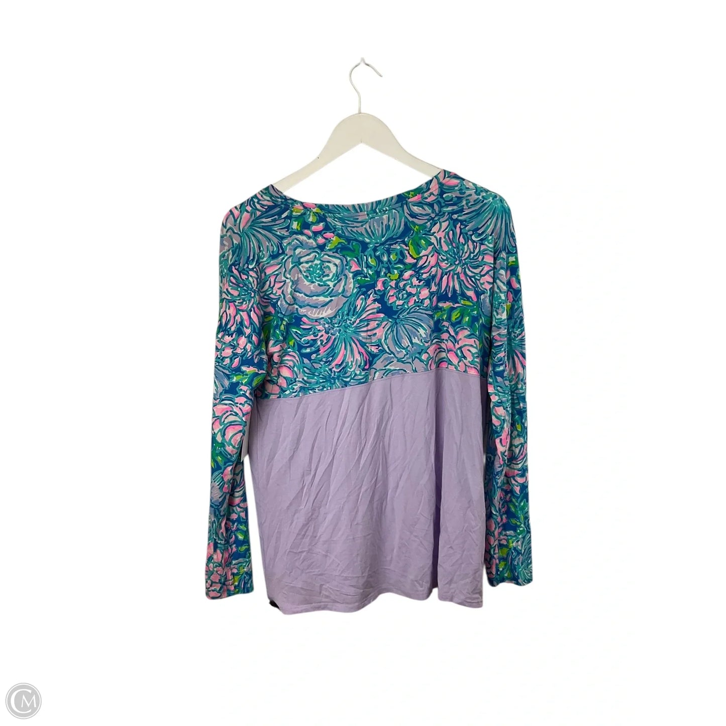 Top Long Sleeve Designer By Lilly Pulitzer In Purple, Size: S