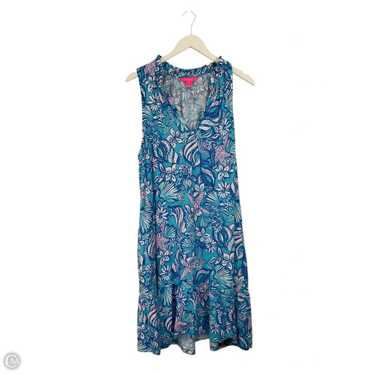 Dress Designer By Lilly Pulitzer In Blue, Size: Xxl