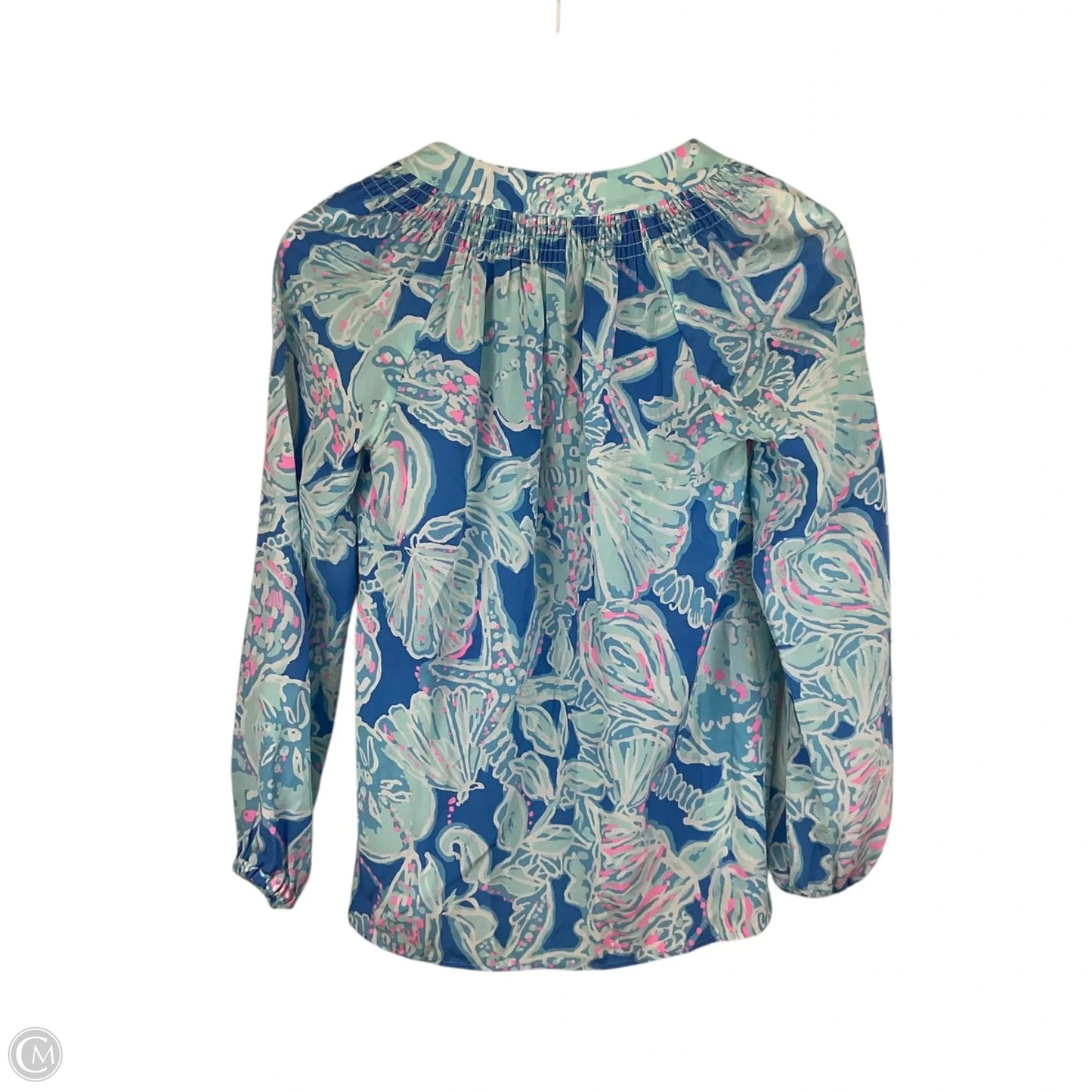 Top Long Sleeve Designer By Lilly Pulitzer In Multi-colored, Size: Xxs