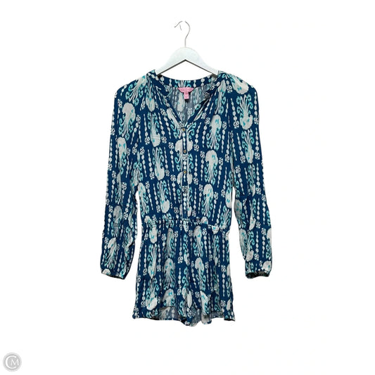 Dress Designer By Lilly Pulitzer In Blue, Size: Xxs