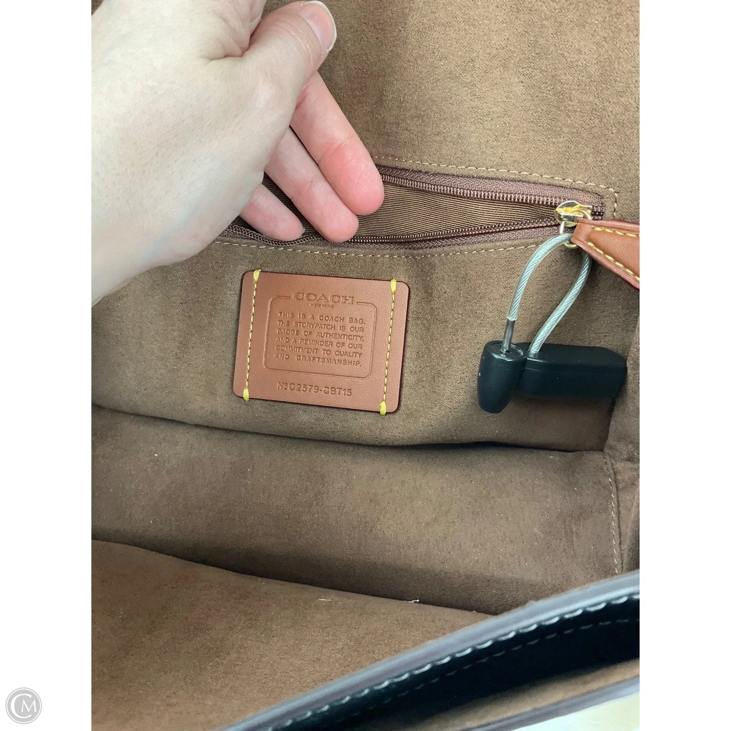 Crossbody Designer By Coach, Size: Small