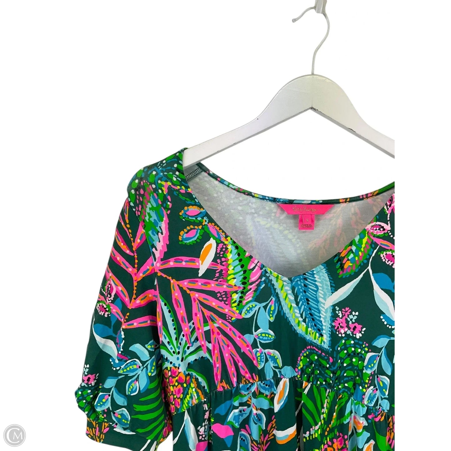 Dress Designer By Lilly Pulitzer In Teal, Size: S