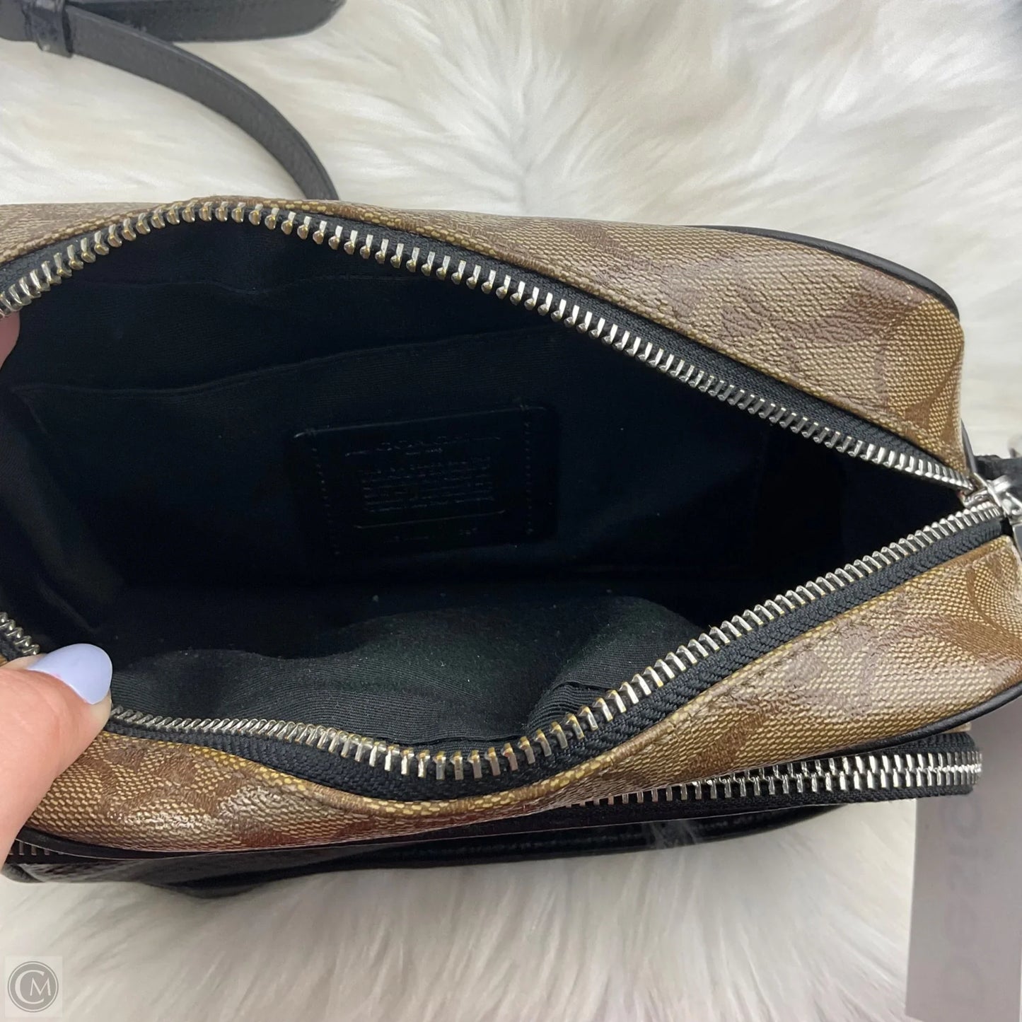 Crossbody Designer By Coach, Size: Small