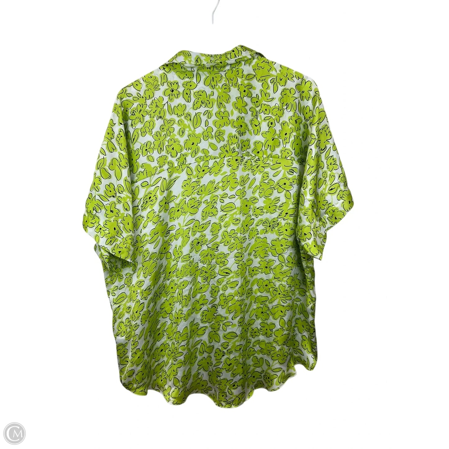 Top Short Sleeve By Alfani In Green, Size: Xl