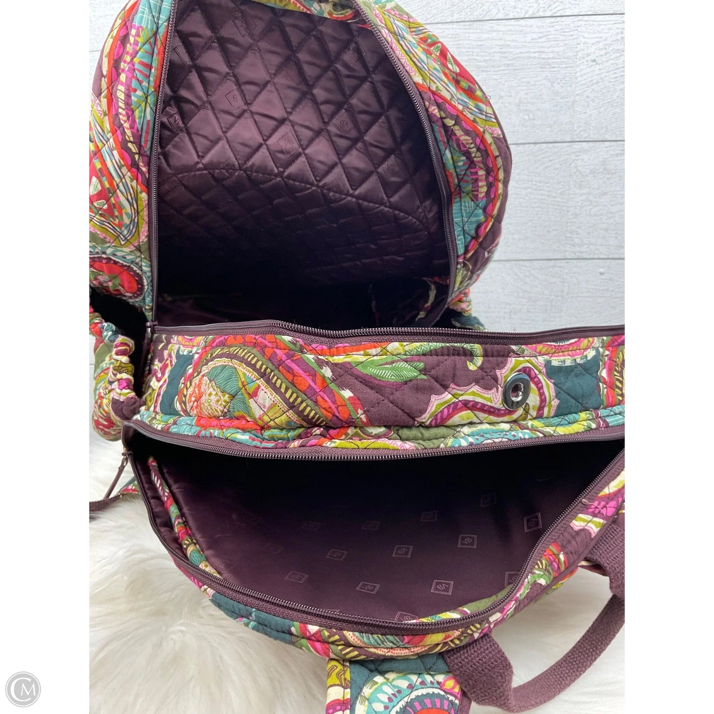 Backpack By Vera Bradley, Size: Medium
