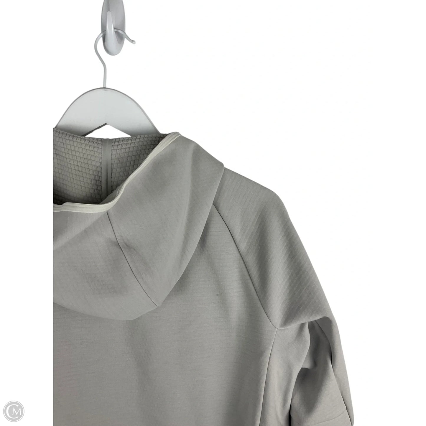 Athletic Sweatshirt Collar By Lululemon In Grey, Size: M