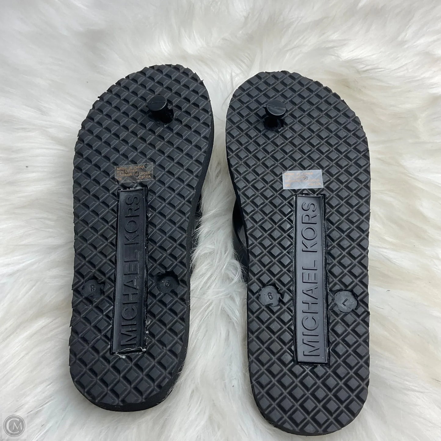 Sandals Designer By Michael Kors In Black, Size: 6