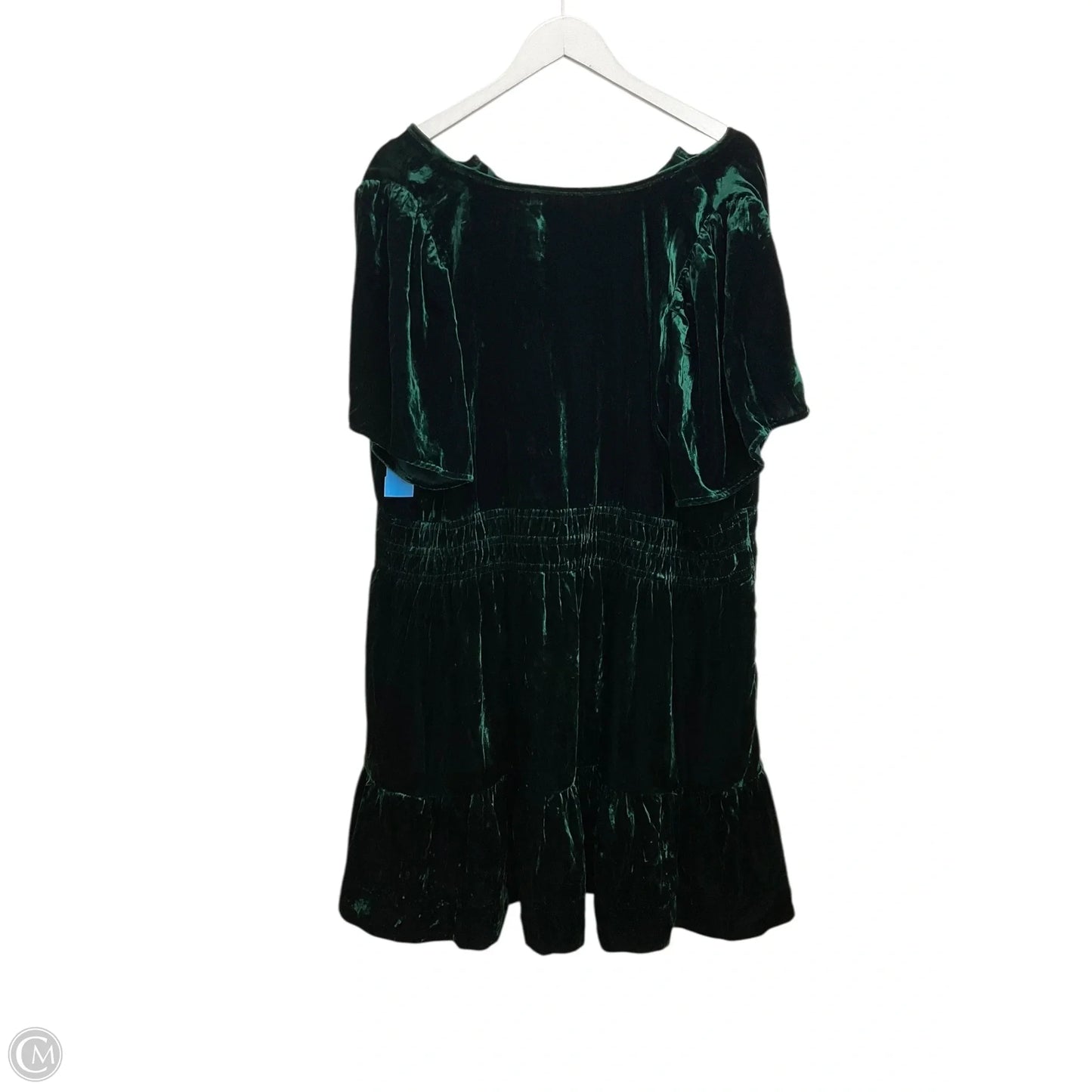 Dress Casual Short By Anthropologie In Green, Size: 2x