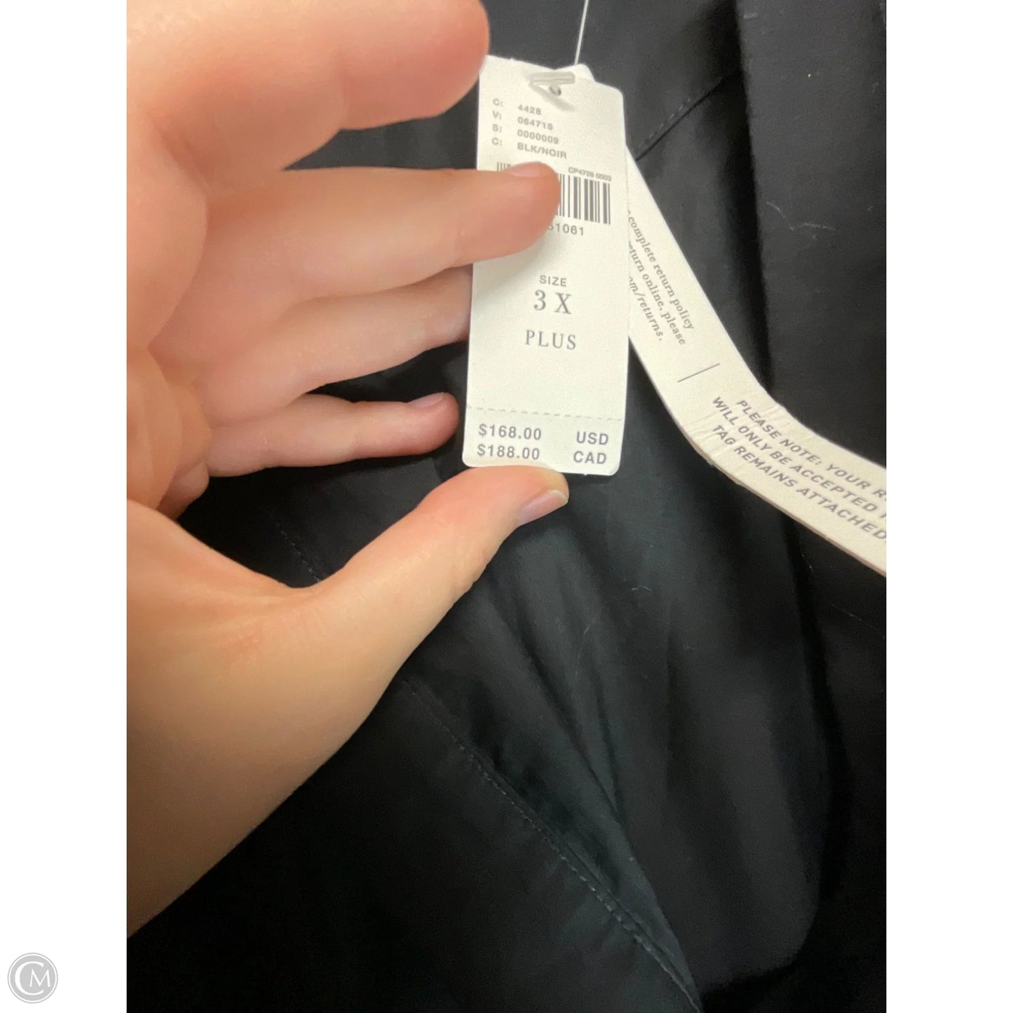 Dress Casual Maxi By Anthropologie In Black, Size: 3x