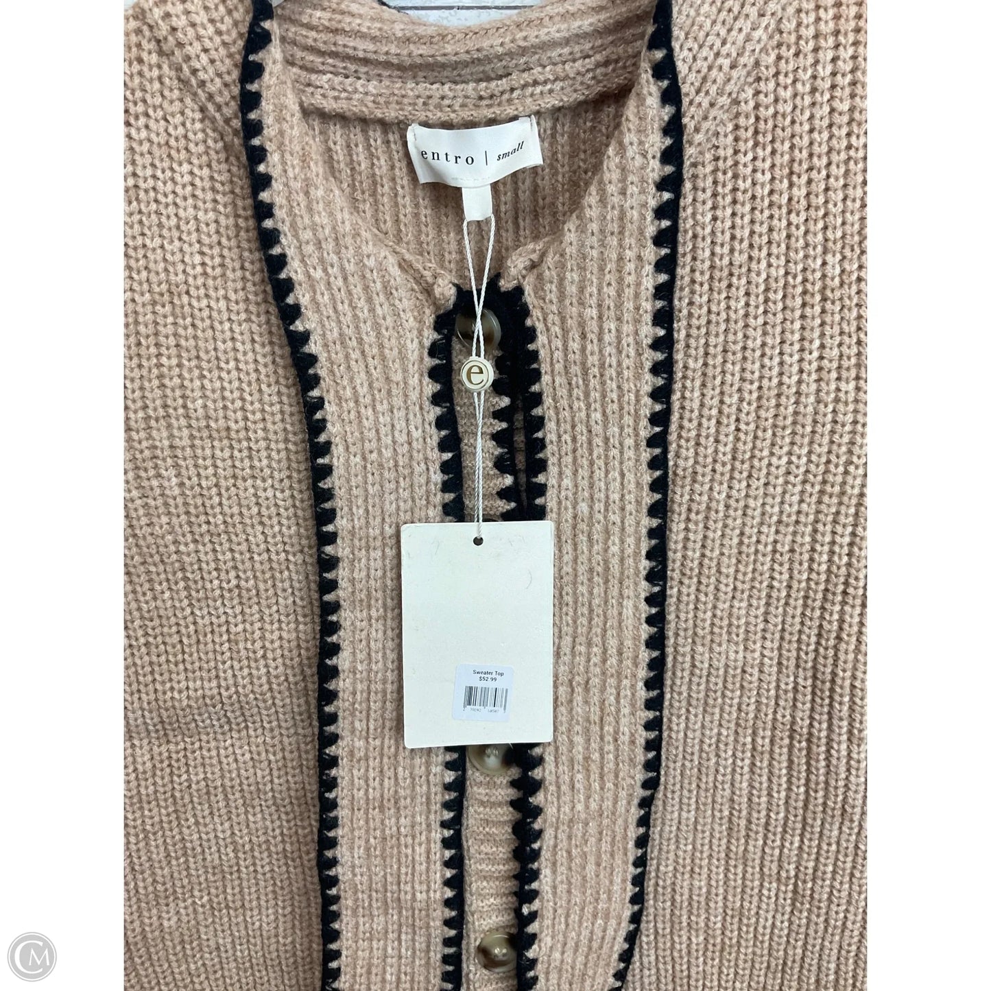 Vest Sweater By Thml In Tan, Size: S