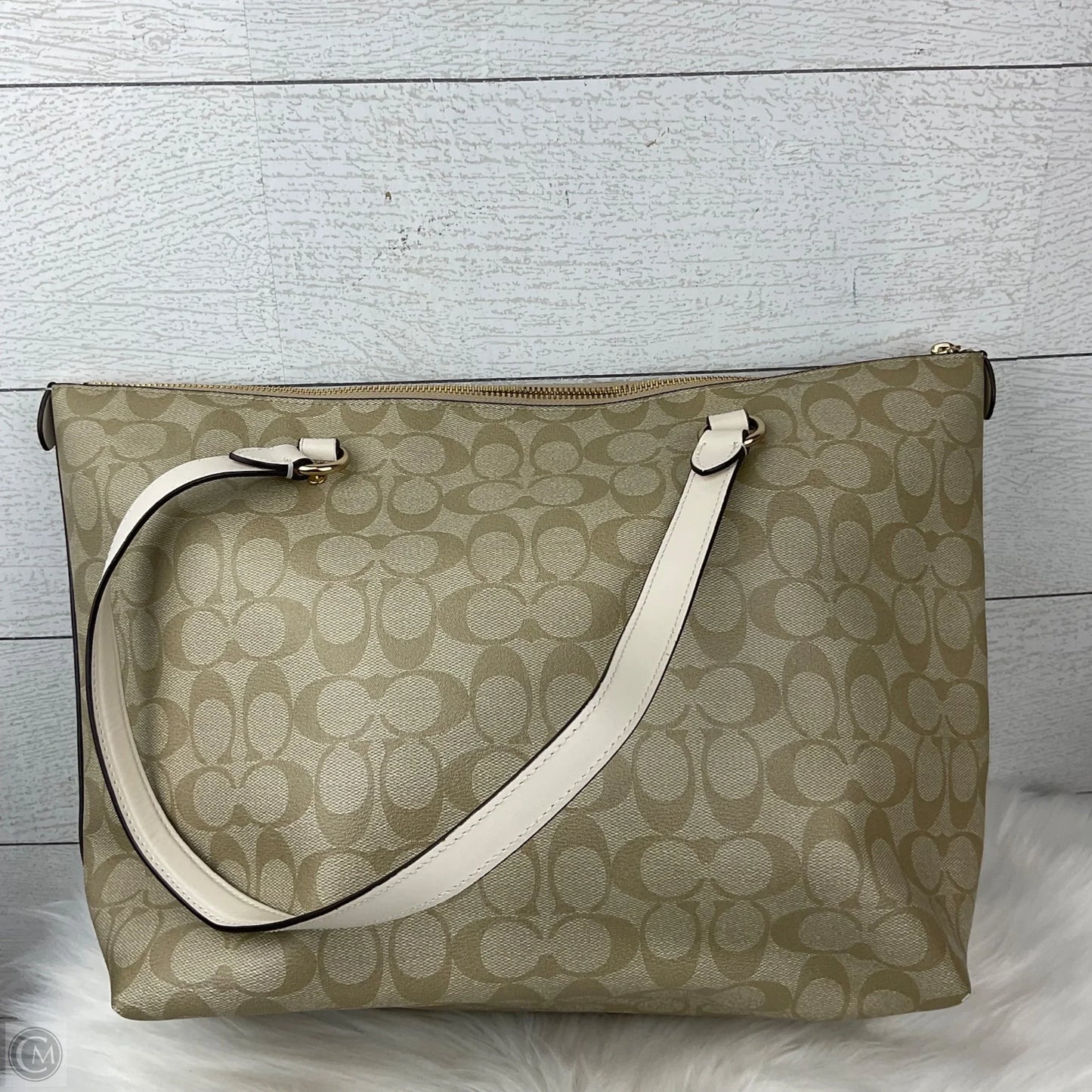 Handbag Designer By Coach, Size: Large