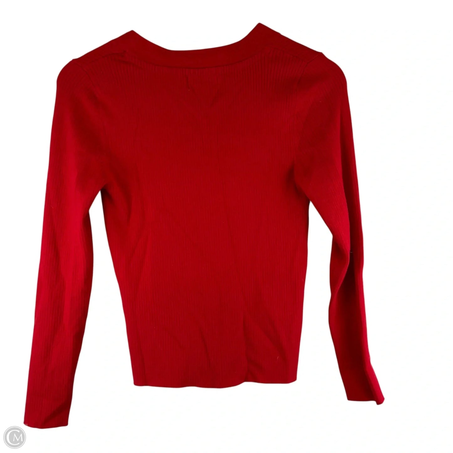 Top Long Sleeve Basic By Maeve In Red, Size: S