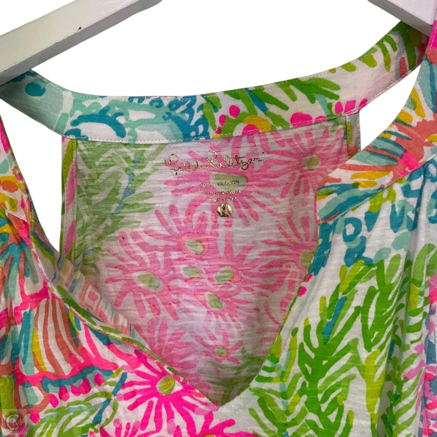 Top Sleeveless Designer By Lilly Pulitzer In Multi-colored, Size: M