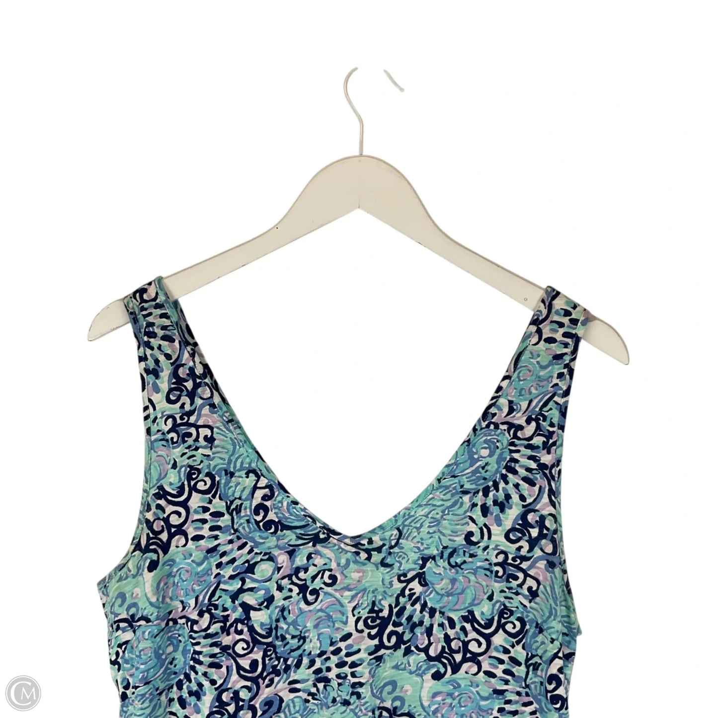 Top Sleeveless Designer By Lilly Pulitzer In Blue, Size: M