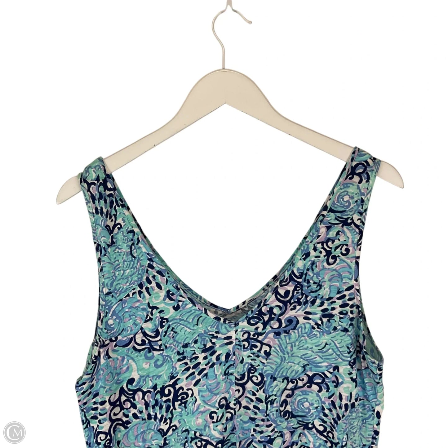 Top Sleeveless Designer By Lilly Pulitzer In Blue, Size: M