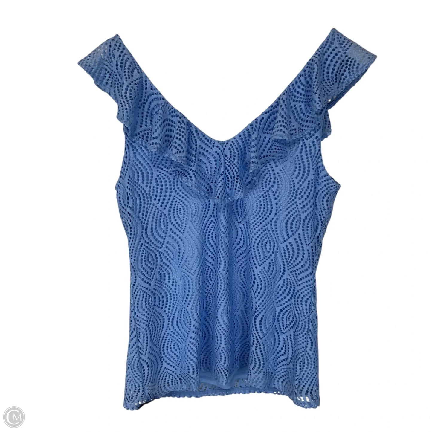 Top Sleeveless Designer By Lilly Pulitzer In Blue, Size: M