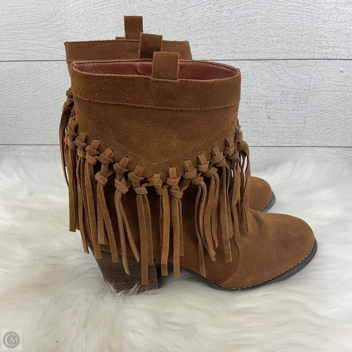 Boots Ankle Flats By Sbicca In Brown, Size: 7