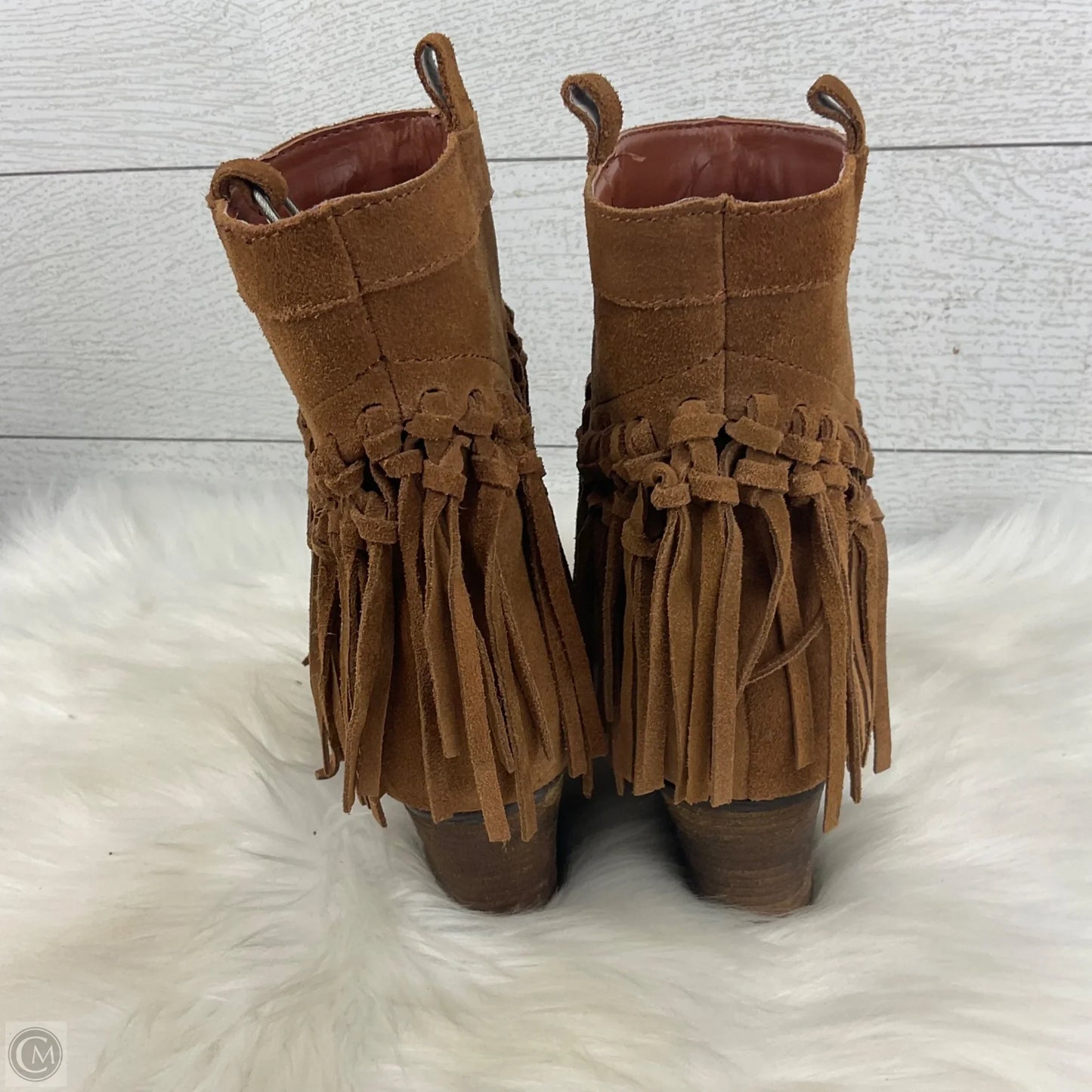 Boots Ankle Flats By Sbicca In Brown, Size: 7