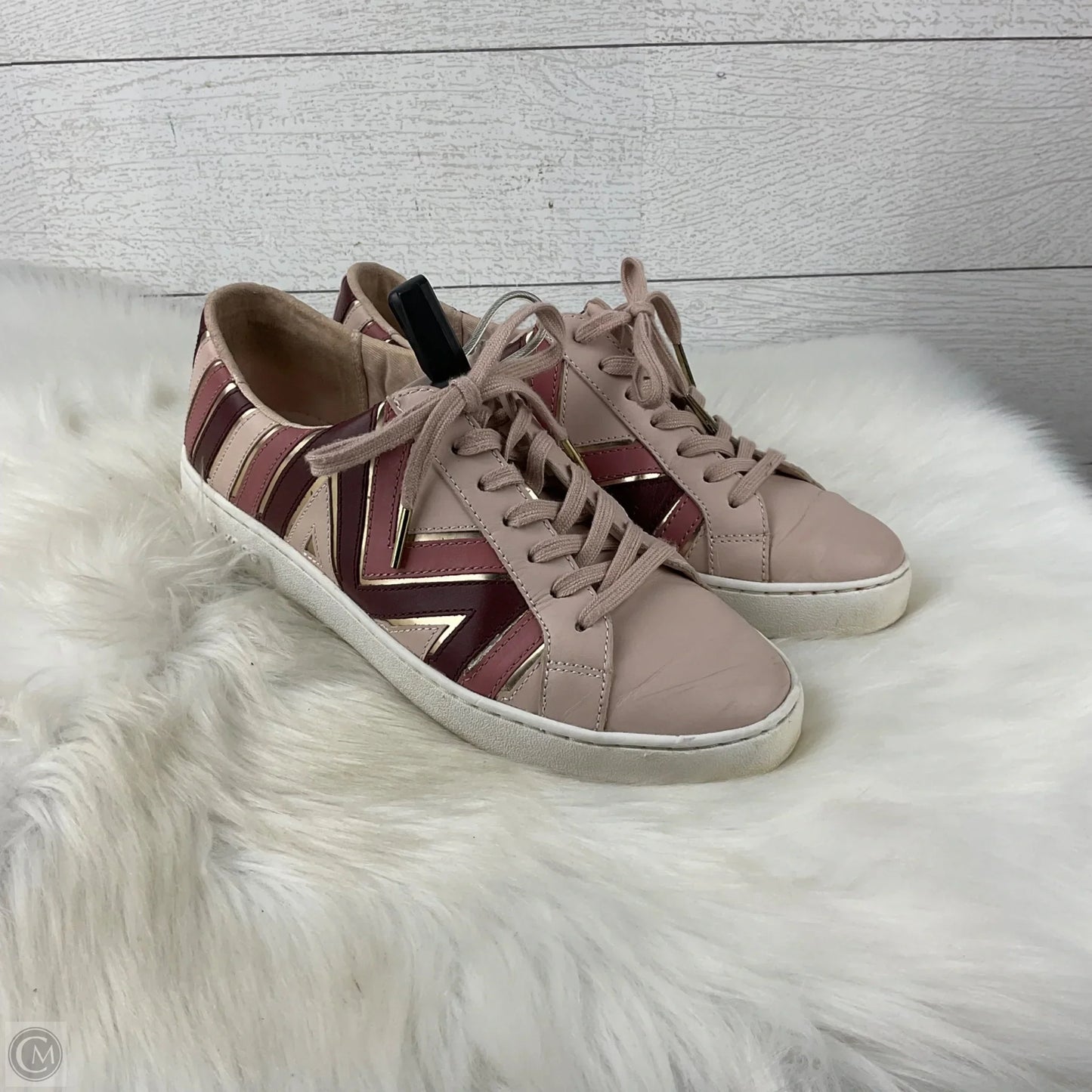 Shoes Designer By Michael Kors In Pink, Size: 8.5