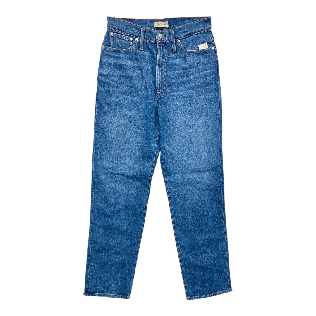 Jeans Straight By Madewell In Blue Denim, Size:10L