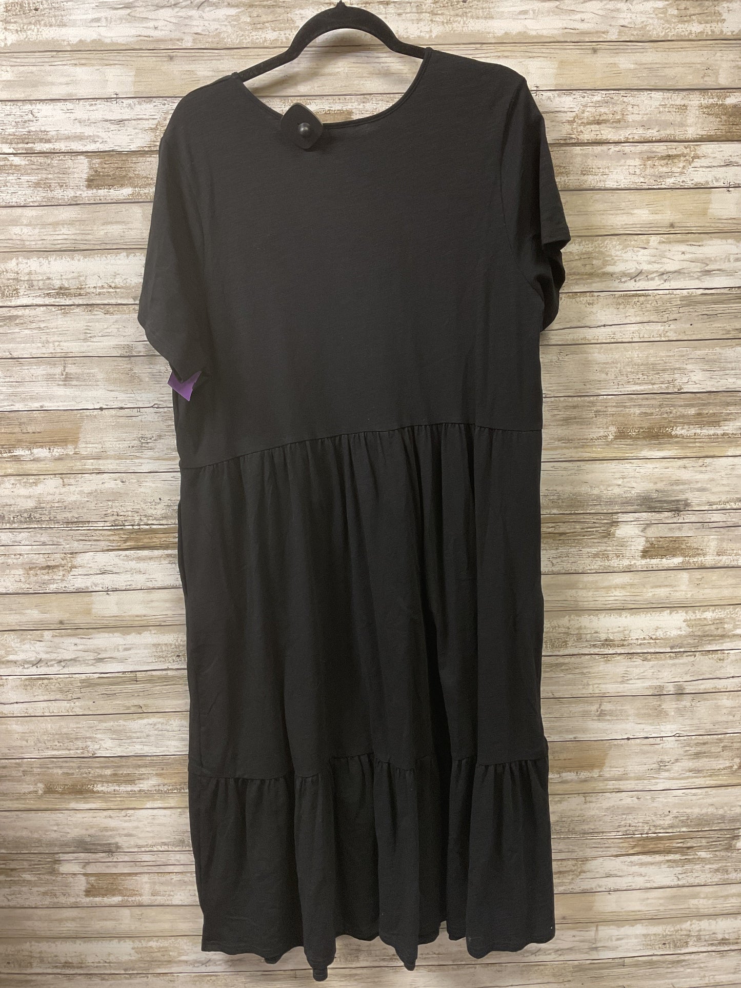 Dress Casual Maxi By Old Navy In Black, Size:2X