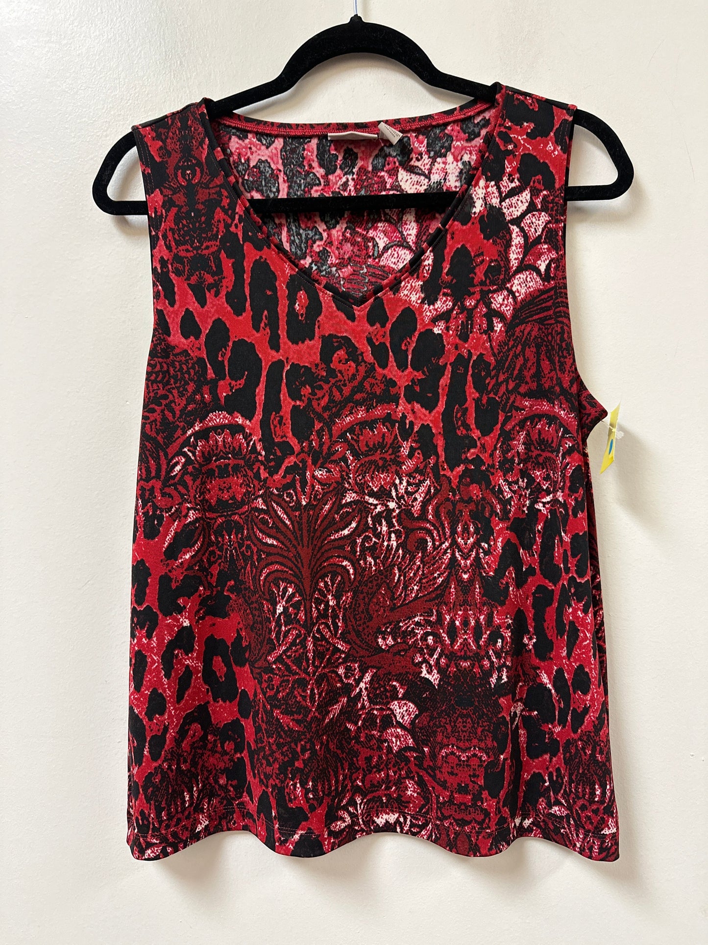 Tank Top By Chicos In Red, Size:Xl