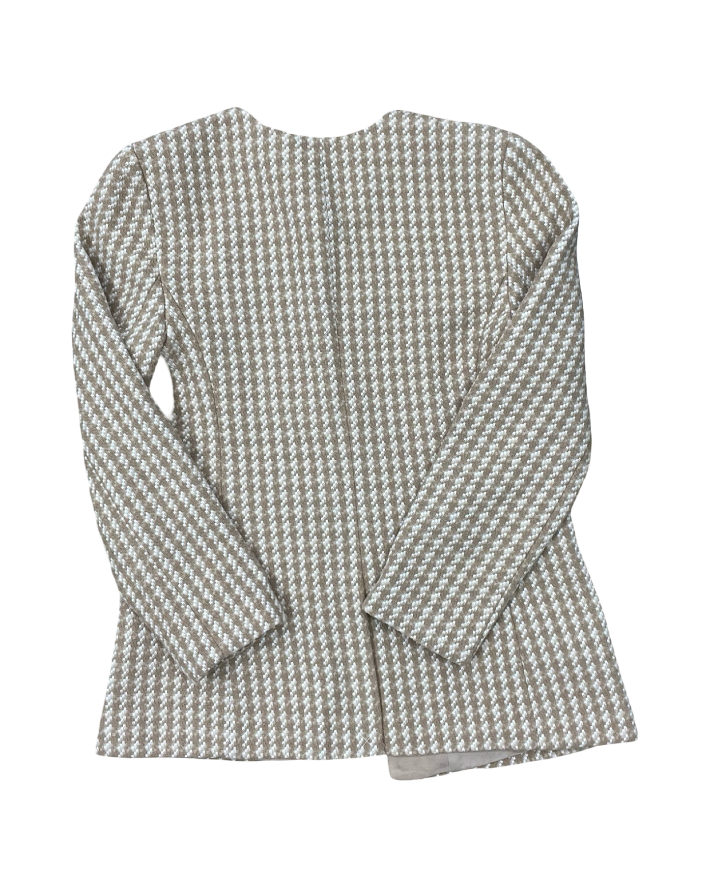 Blazer By Ann Taylor In Beige, Size:10