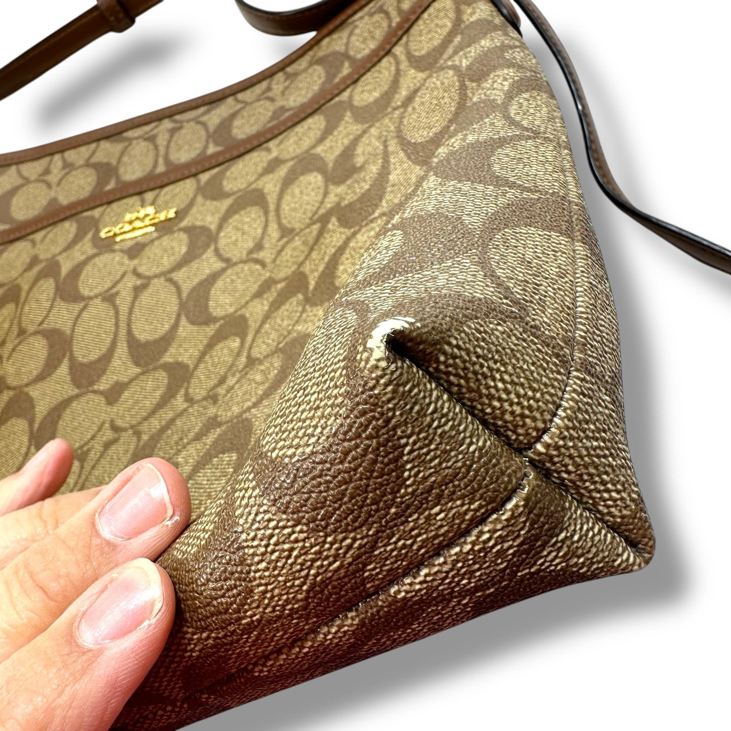 Crossbody Designer By Coach, Size: Medium