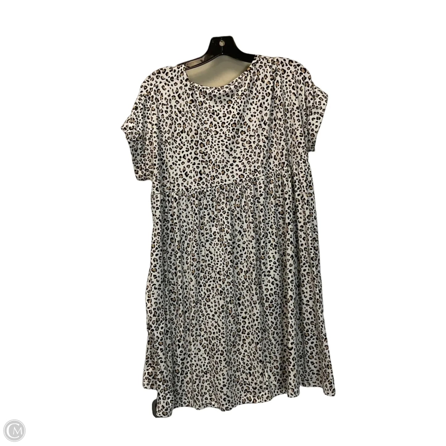 Top Short Sleeve By Charlotte Avery In Animal Print