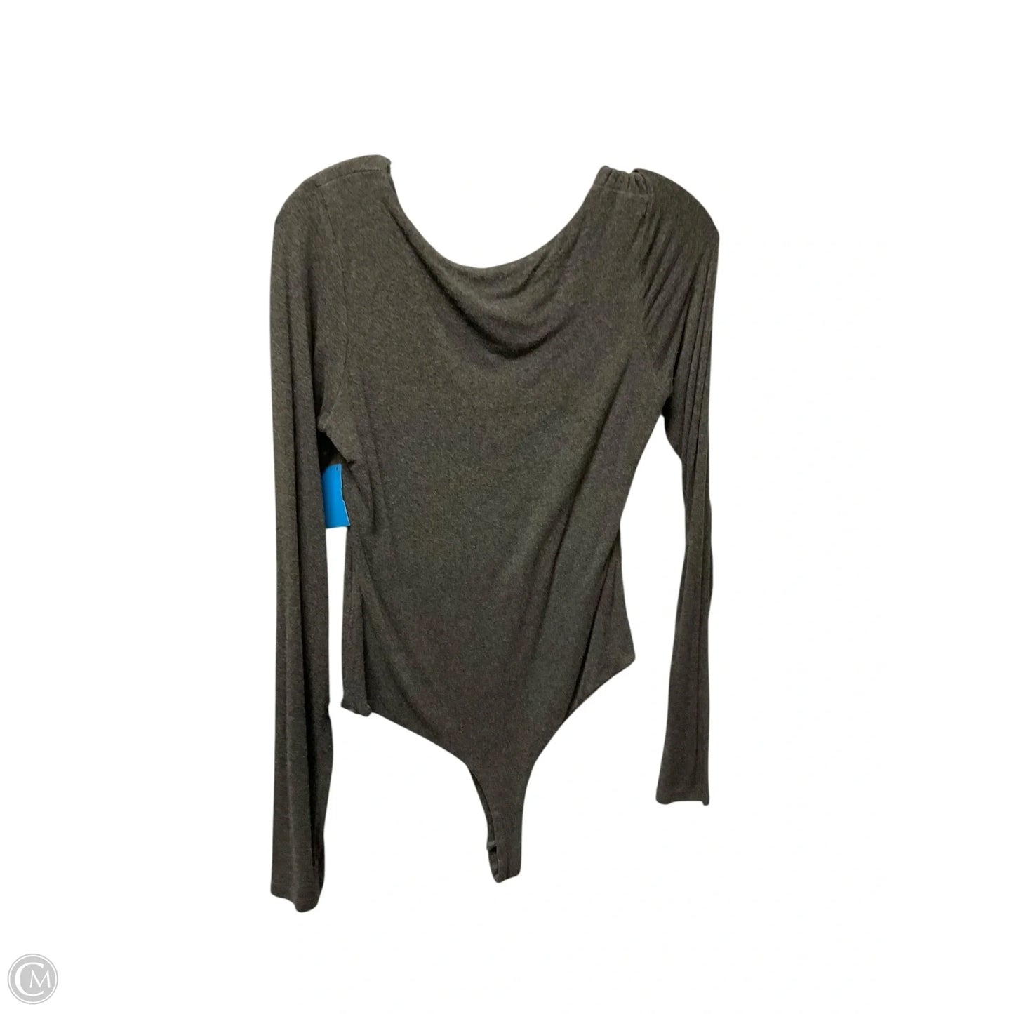 Bodysuit By Clothes Mentor In Grey, Size: L