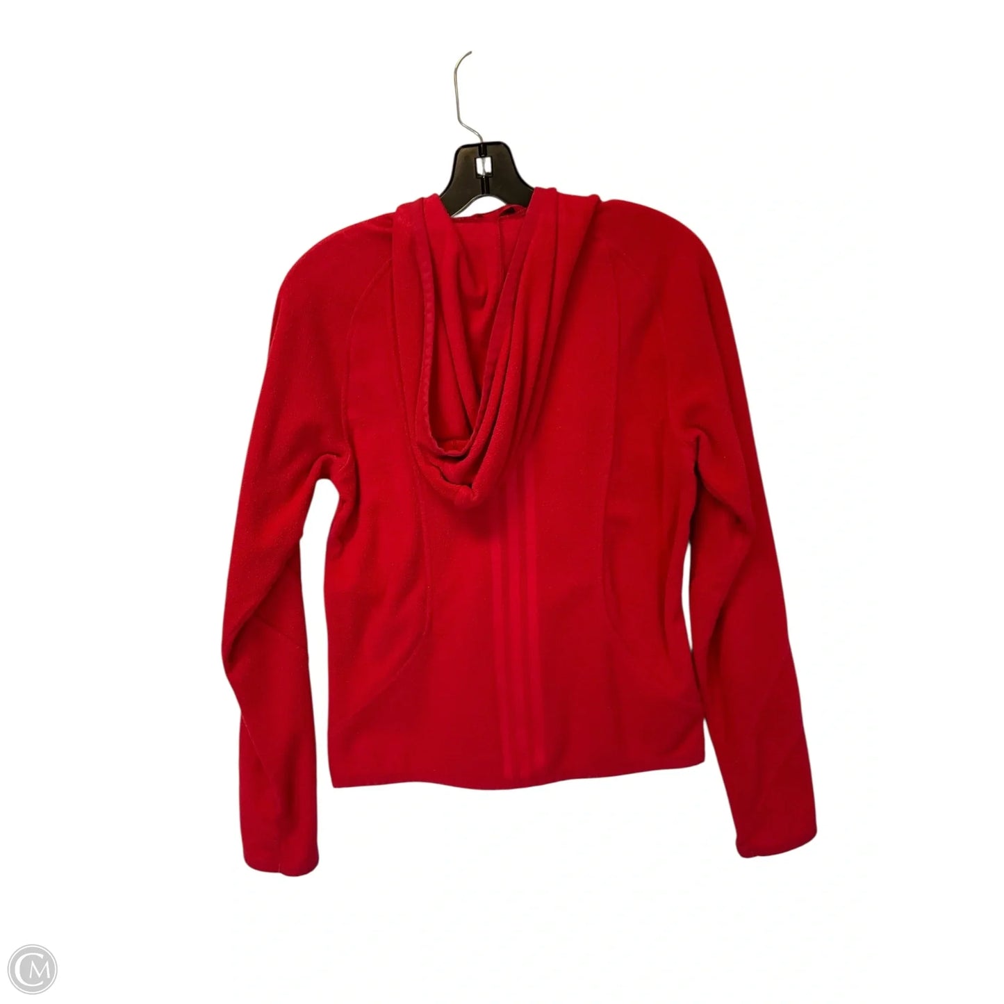 Jacket Fleece By Adidas In Red, Size: M