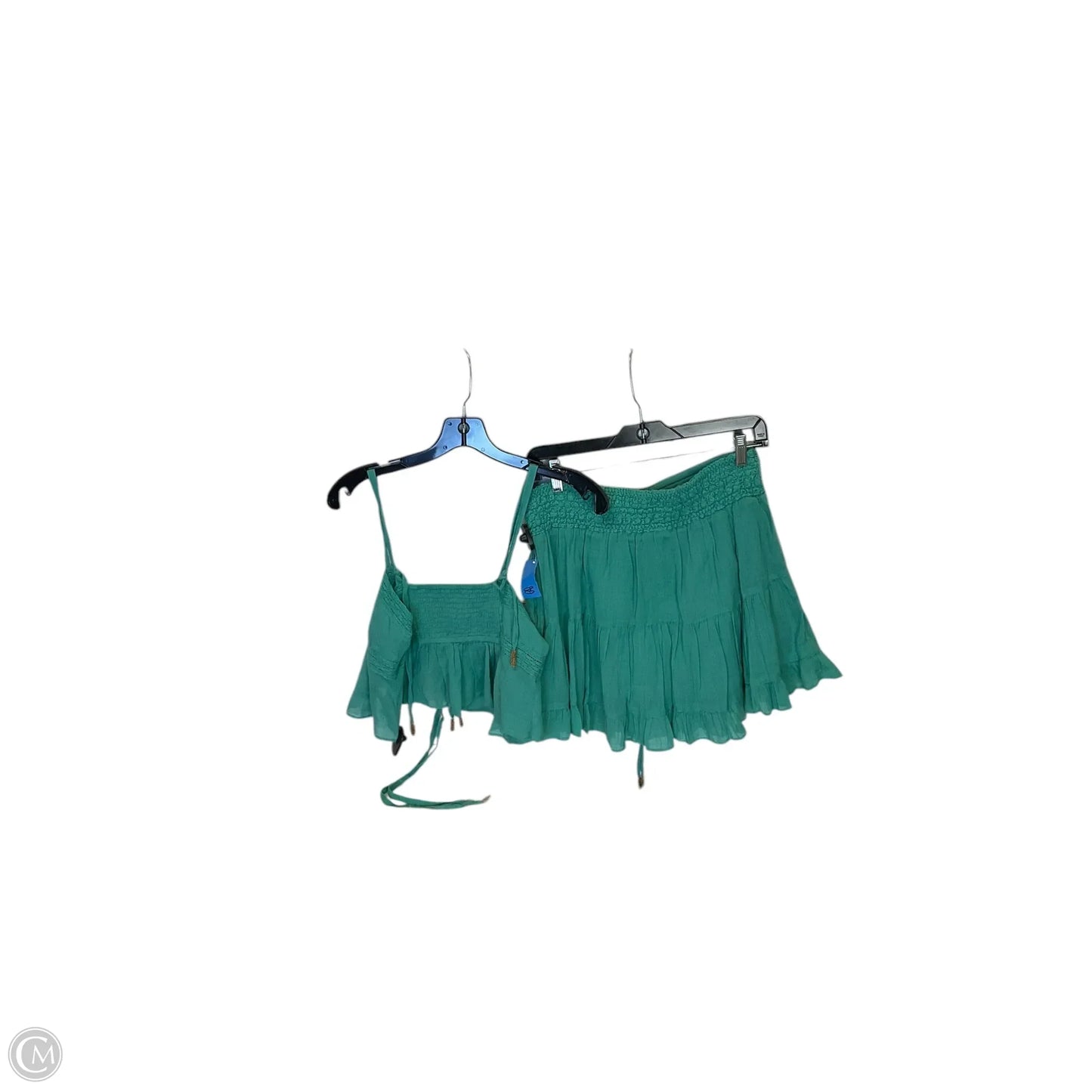Skirt Set 2pc By Free People In Teal, Size: S