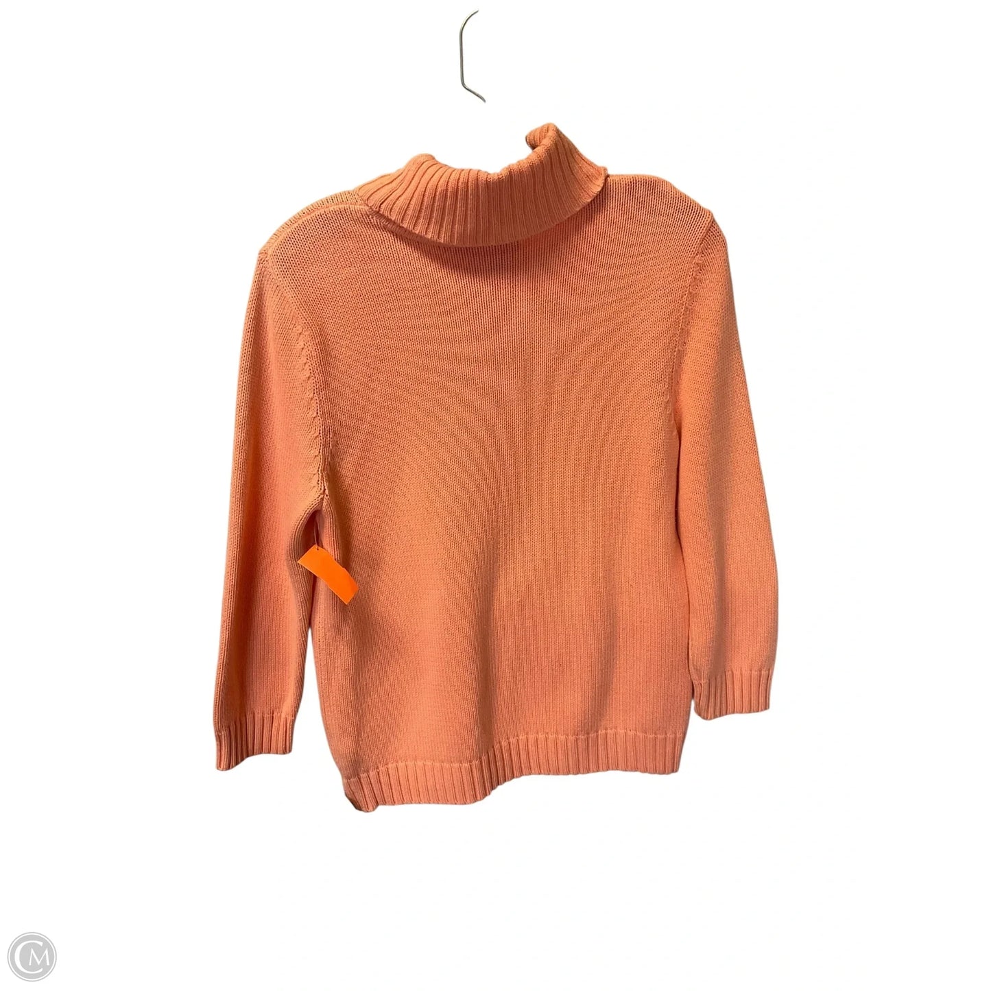 Sweater By Lauren By Ralph Lauren In Orange, Size: M
