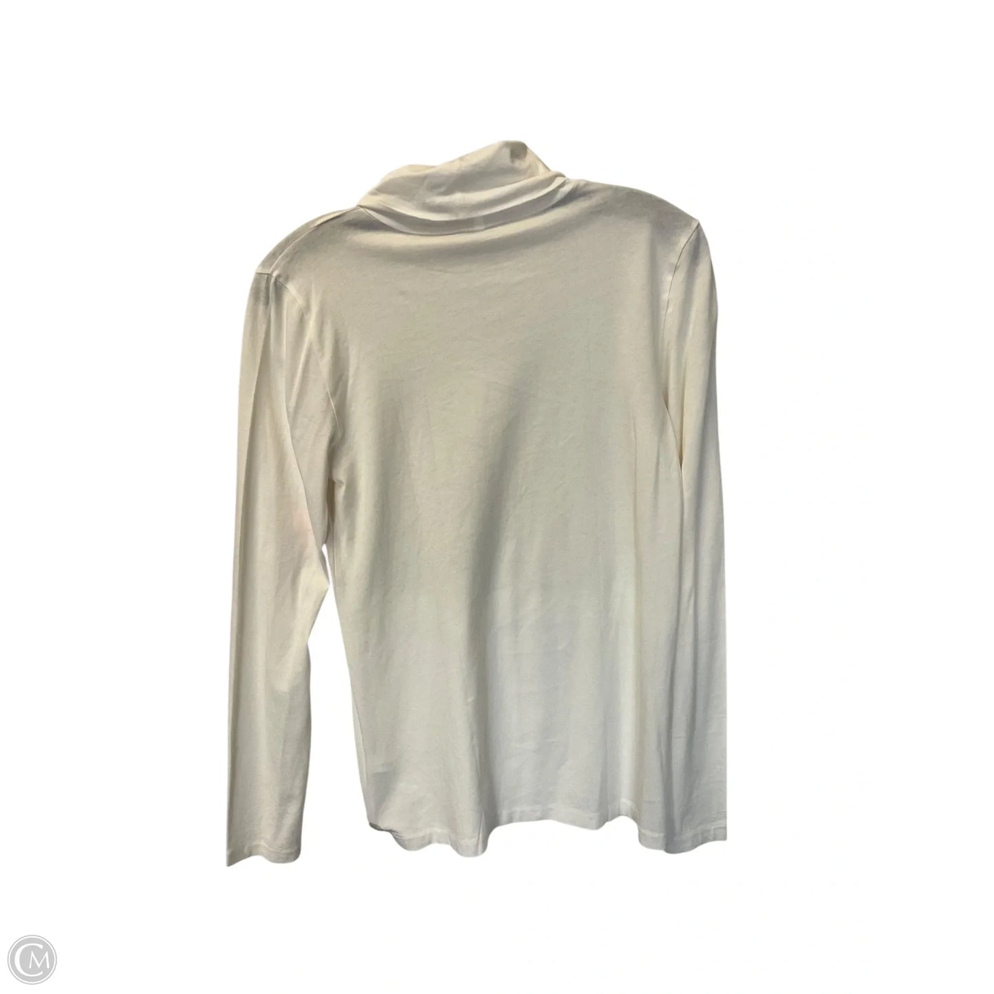 Top Long Sleeve Basic By J. Crew In Cream, Size: M